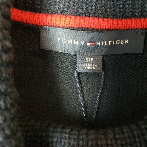 Tommy Hilfiger Diagonal Plaid Cowl-Neck Sweater S - Picture 3 of 7